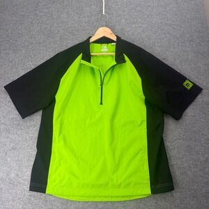 Cutter & Buck Men's XL Green Black CB WeatherTec Windshirt Pullover